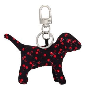 VICTORIA'S SECRET PINK VALENTINES MICRO DOG KEYCHAIN (NEW RELEASE)